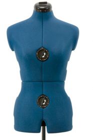 Регулируемый женский манекен Adjustoform Tailormade B Sapphire Blue, размер M 50-58